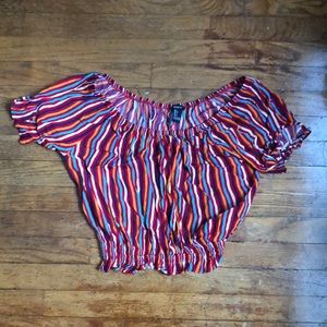 Striped Smock Blouse